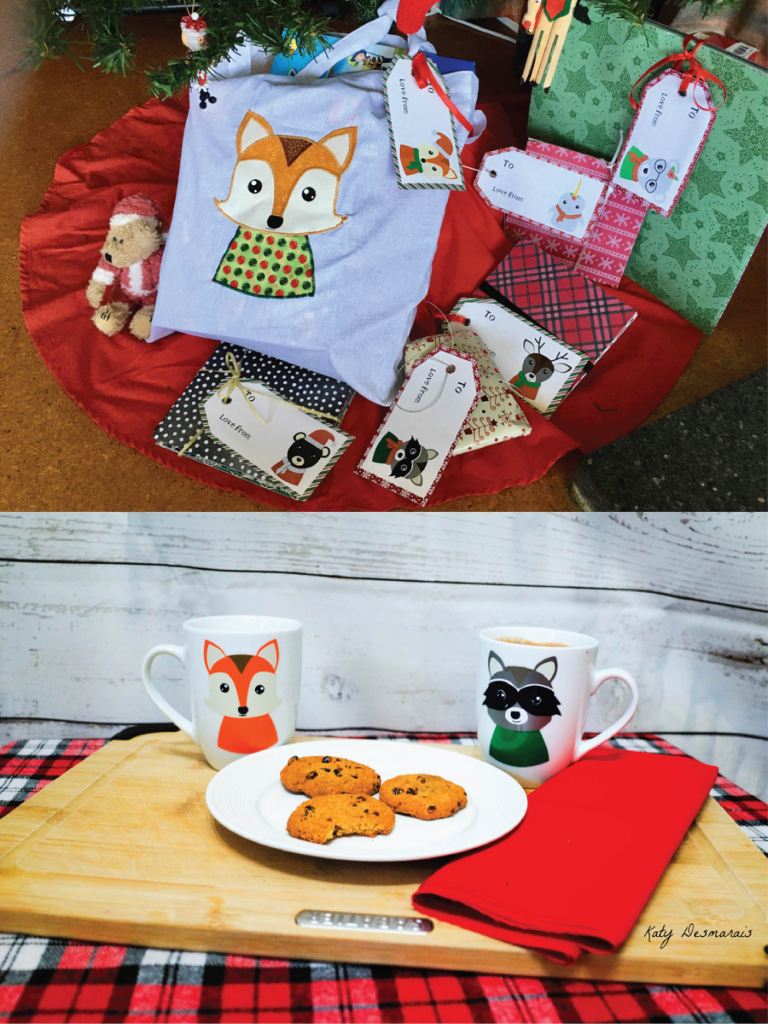 Fox, Raccoon, Reindeer, Bear & Narwhal cut files for Cricut, Silhouette or hand cutting/applique by Sofiona Designs. SVG, JPEG, DXF and PNG files. Perfect for HTV, Vinyl, etc.