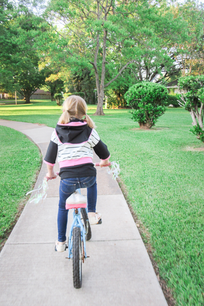 The Clover Hoodie by Sofiona Designs. Waist length, hood, and mid-length sleeve with hacked cuffs.