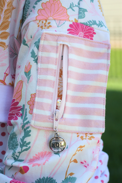 The Clover Hoodie by Sofiona Designs. Long sleeve with optional zipper.