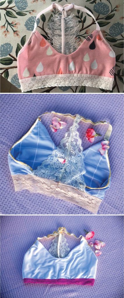 Lace band 'hack' for the Wild Strawberry bralette PDF sewing pattern.  Sofiona Designs.