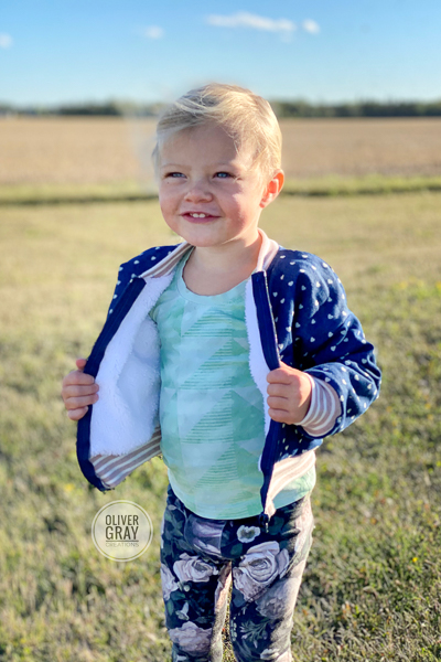 A sherpa lined Rose Hip bomber jacket. Perfect for fall weather.