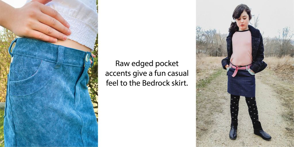 Great accent detail on the front pockets.  Includes belt loops for additional styling.