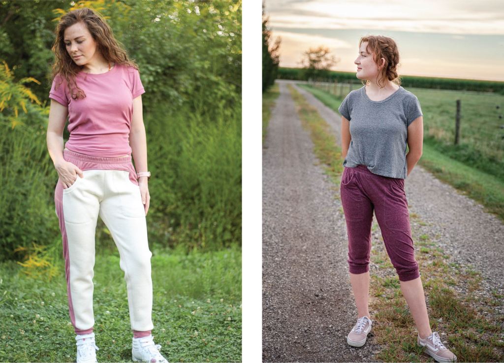 Cozy joggers in full and capris length.