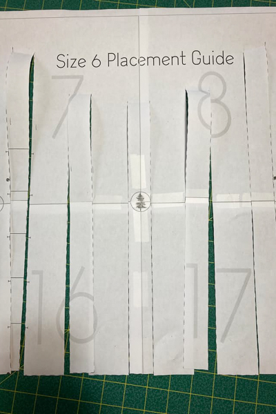 How to transfer pleat marks for the Miss Haze dress by Sofiona Designs.