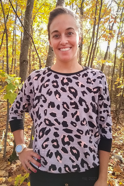 A raglan sweater with batwing sleeves in 3/4 length. Available in junior miss sizes 0-20.