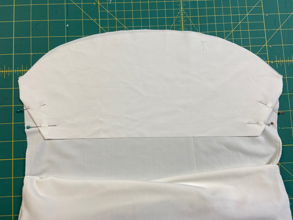 Adding a bra liner to the Pike swimsuit from Sofiona Designs.