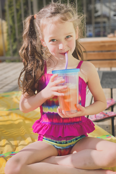 The Pike swimsuit 2 piece tankini with ruffle from Sofiona Designs.