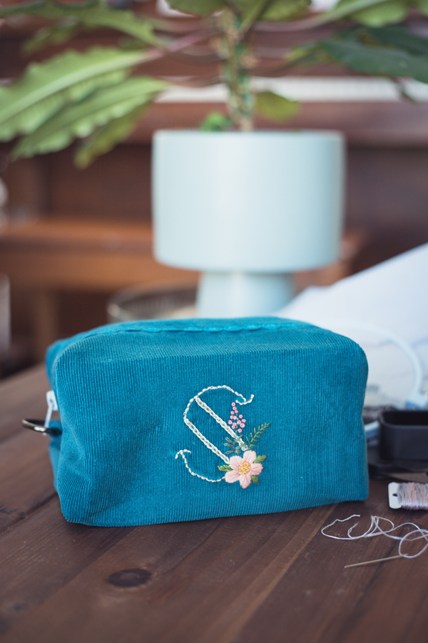 Sofiona Designs Burrow Bag with Love Letters Embroidery